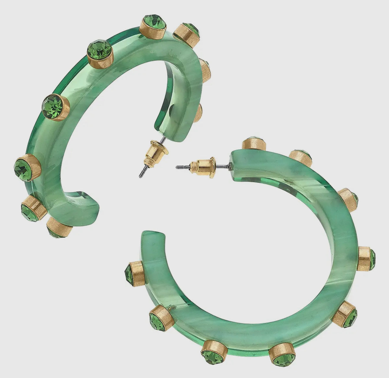 Color Hoops- Mint Green