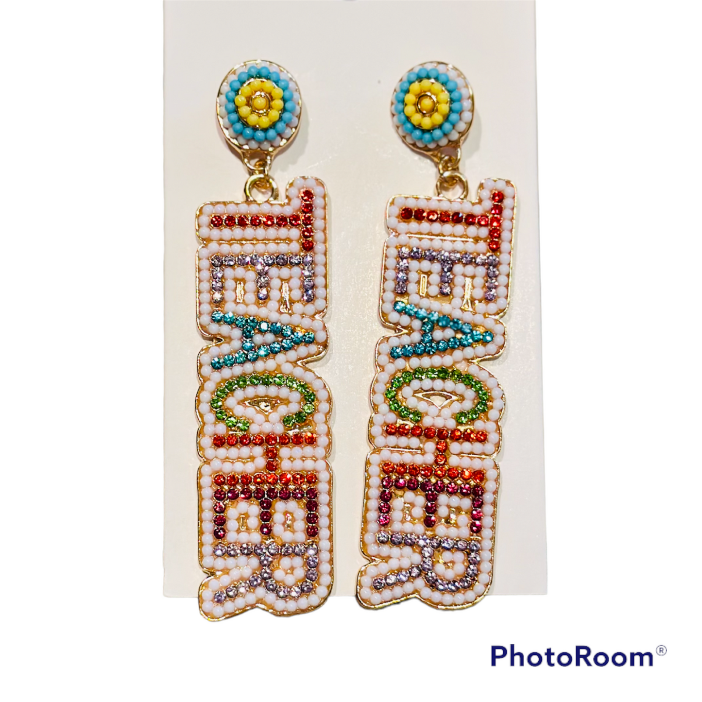 “TEACHER” earrings