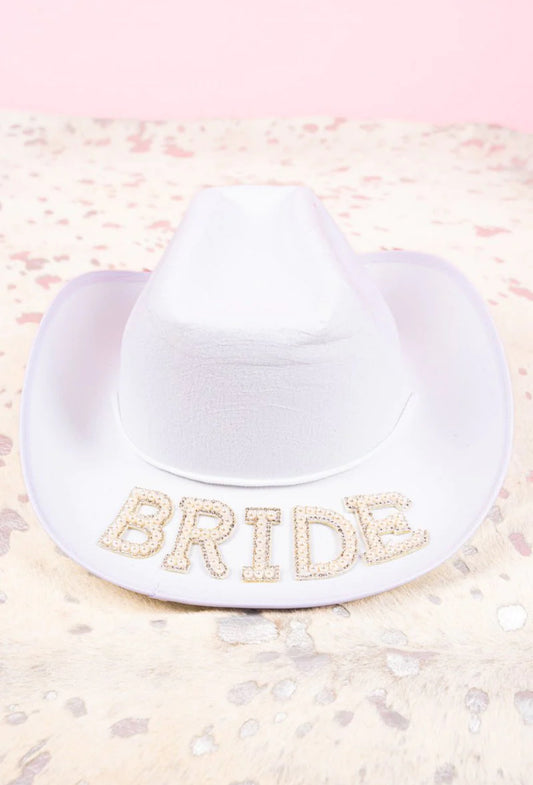 Bride Pearl Cowgirl Hat