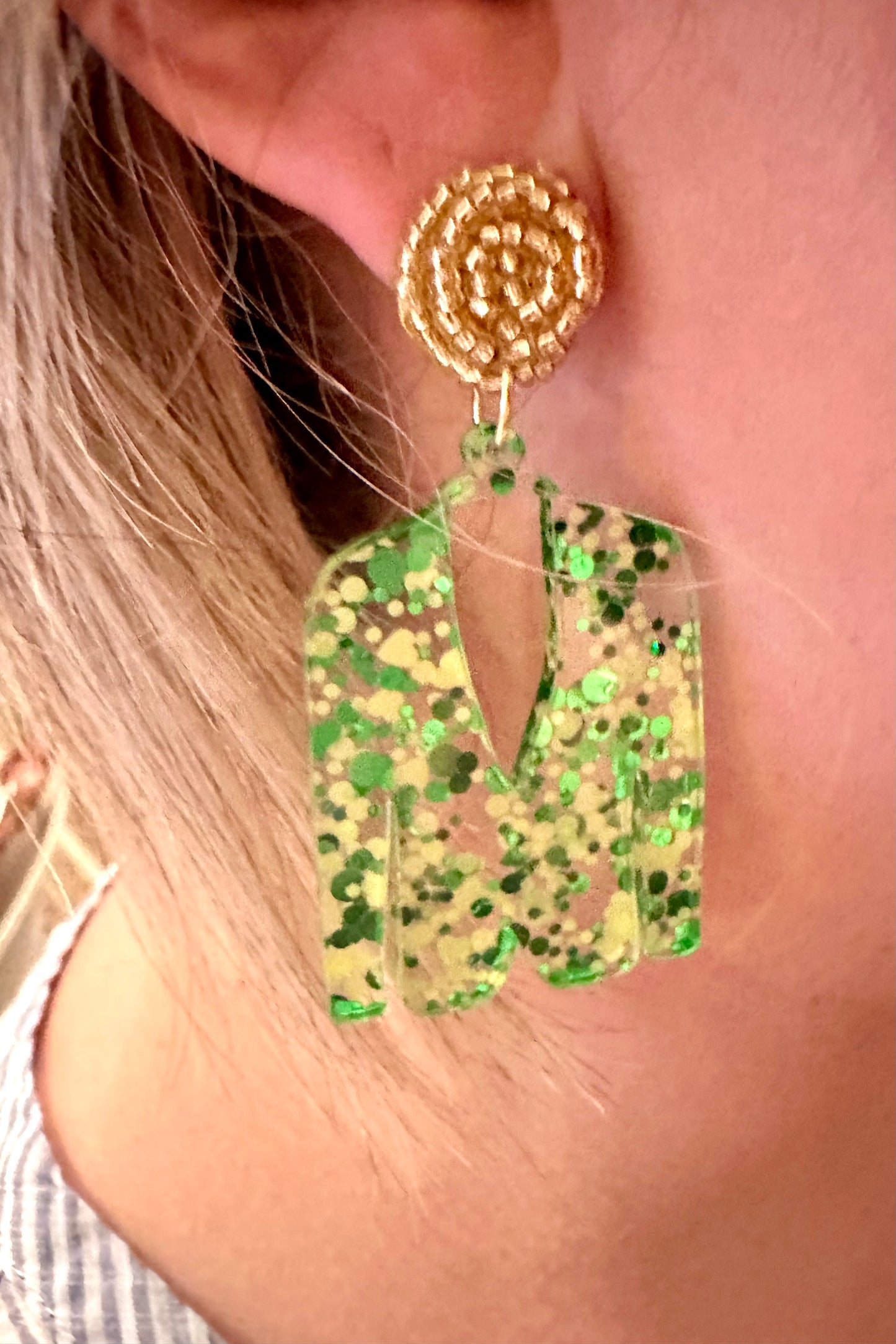 The Champion’s Jacket earrings