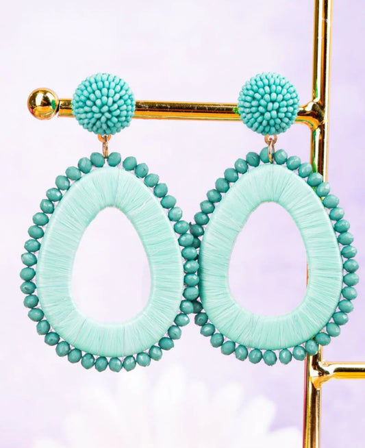 Mint Green Pacific earrings