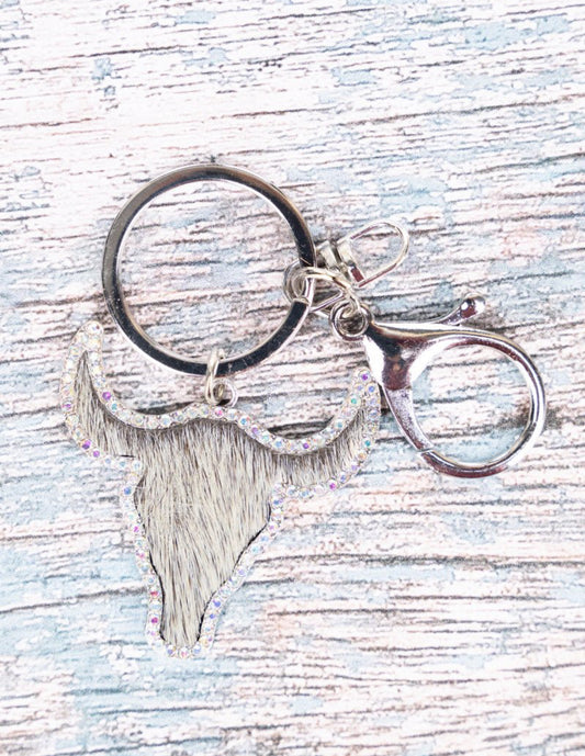 White steed keychain