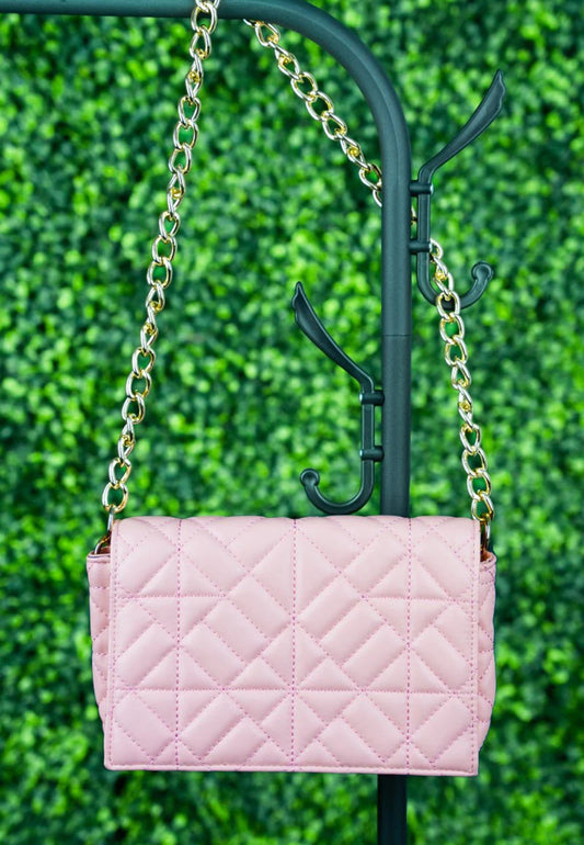 City Styles Blush Pink Faux Leather Bag