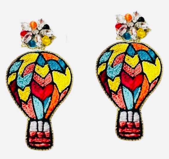 Hot Air Balloon Earrings